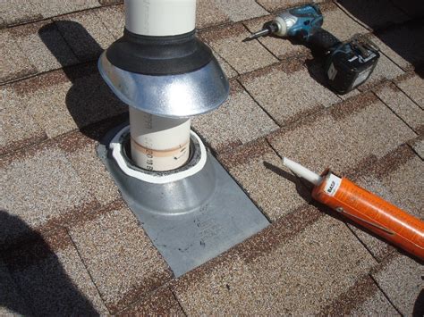 roof vent boot repair|Plumbing Vent Boot Flashing Repair: Method 1